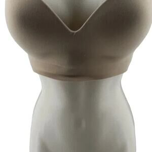 Soma Enbliss Wireless Bra Beige Soft T Shirt 32D Smooth